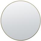 Habitat Medium Round Wall Mirror - Gold - 40x40cm