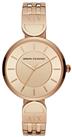 Armani Exchange Ladies Rose Gold Stainless Steel Watch