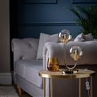 Argos Home Ombre Glass Metal Table Lamp - Brass
