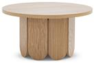 Habitat Flora Round Coffee Table - Oak