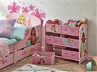 Disney Princess 3 Tier Basket Storage Unit - Pink