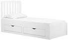 Birlea Appleby Single Bed Frame with Mattress - White