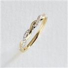 Revere 9ct Yellow Gold 0.10ct Diamond Eternity Ring - L