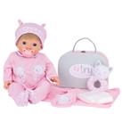 Tiny Treasures Baby Doll Layette Gift Set in Pink
