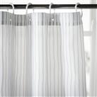 Habitat Stripe Shower Curtain with Anti Bacterial Finish