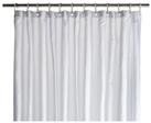 Argos Home Shower Curtain with Anti Bacterial Finish - White