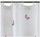 Argos Home Butterflies Shower Curtain - Pink