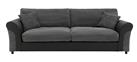 Argos Home Harry Fabric 4 Seater Sofa - Charcoal