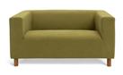 Argos Home Moda Fabric 2 Seater Sofa - Olive Green