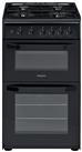 Hotpoint HD5G00KCB/UK 50cm Single Oven Gas Cooker - Black