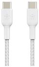Belkin Braided USB-C 1m Two Pack Cables - White