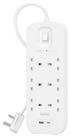 Belkin 6 Socket 2m USB A & C Surge Protected Extension Lead