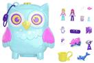 Polly Pocket Snowy Sleepover Owl Compact Micro Doll Playset