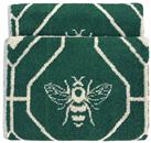 Furn Bee Deco Patterned Bath Towel - Emerald Green
