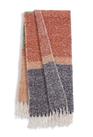 Habitat Faux Mohair Stripe Throw - Multicoloured - 125X150cm