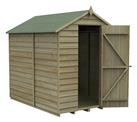 Forest 4Life Overlap Pressure Treated Apex Shed - 7 x 5ft