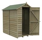 Forest 4Life Wooden Overlap Windowless Apex Shed - 6 x 4ft