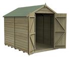 Forest 4Life Overlap Pressure Treated Apex Shed - 8 x 6ft