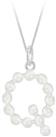 Revere Sterling Silver Q Initial Freshwater Pearl Pendant