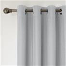 Home Essentials Blackout Eyelet Curtain - Dove Grey