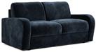 Jay-Be Deco Velvet 2 Seater Sofa Bed - Charcoal