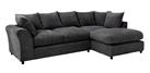 Argos Home Harry Large Right Hand Corner Sofa - Charcoal