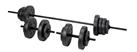 Opti Vinyl Barbell and Dumbbell Weight Set - 50kg