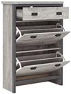 GFW Boston Shoe Storage Cabinet- Grey