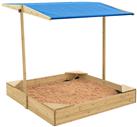 TP Toys Wooden Sandpit With Canopy