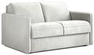 Jay-Be Slim Fabric 2 Seater Sofa Bed - Light Grey