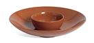 Habitat Gloss Speckle Stoneware Chip and Dip Bowl - Brown