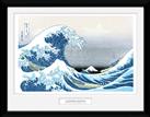 Japanese Art Hokusai Great Wave Framed Print - 30x40cm