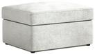 Jay-Be Fabric Footstool Sofa Bed - Light Grey