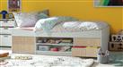 Argos Home Malibu Cabin Bed Frame & Mattress- White & Acacia