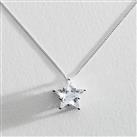 Revere Sterling Silver Cubic Zirconia Star Pendant Necklace