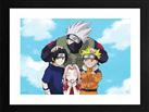 Naruto Photo Team Framed Wall Print - 40x30cm