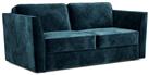 Jay-Be Elegance Velvet 3 Seater Sofa Bed - Ink Blue