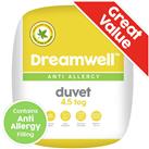 Dreamwell Anti Allergy 4.5 Tog Duvet - Single