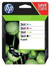 HP 364 Original Ink Cartridges - Black & Colour