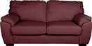 Argos Home Milano Leather 3 Seater Sofa - Burgundy