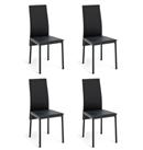 Argos Home 4 Lido Metal Dining Chairs - Black