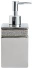 Argos Home Sparkle Ceramic Soap Dispenser - Silver