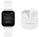 Tikkers Teen Series 10 White Smart Watch and Earbud Set