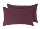 Silentnight Supersoft Standard Pillowcase Pair - Mulberry