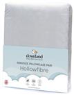 Downland Standard Plain Kingsize Pillowcase - 2 Pack