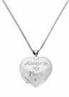 Moon & Back 'In My Heart' Photo Locket Pendant Necklace