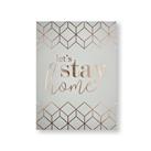 Art for the Home Let's Stay Home Canvas Wall Art - 50x70cm