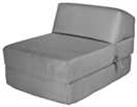 Argos Home Single Fabric Chairbed - Flint Grey