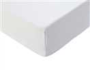 Silentnight Supersoft Plain White Fitted Sheet - Double