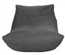 Kaikoo Fabric Beanbag Accent chair- Charcoal